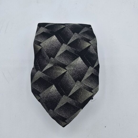 Essante Other - Necktie Mens Vintage Essante Tie 60" Length 4.0" Width Grey Silver Tie 100% Silk